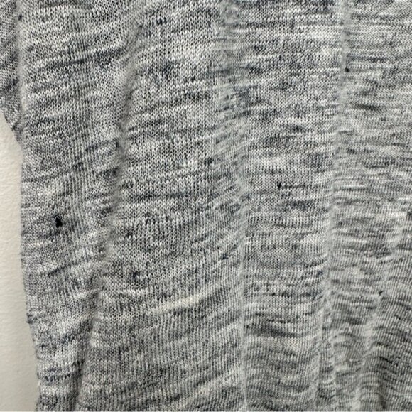 Rebecca Taylor Jersey Grey Wrap Dress 100% Linen Size Small - Picture 7 of 15